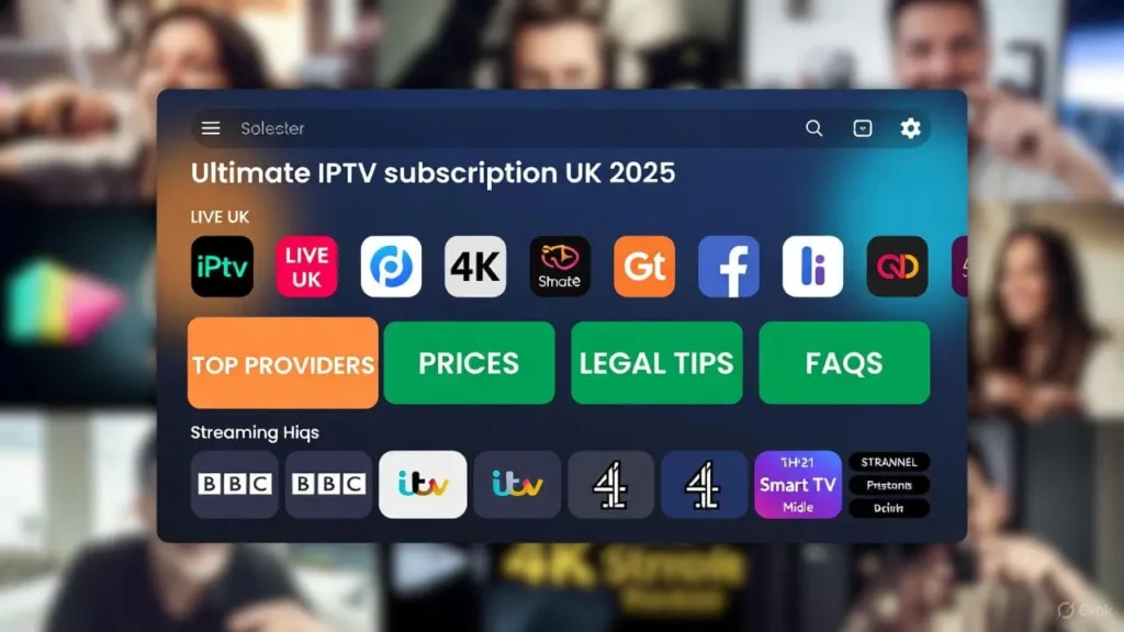 The Ultimate IPTV Subscription UK Guide 2025: Best Providers, Prices, Legal Tips & Full FAQ